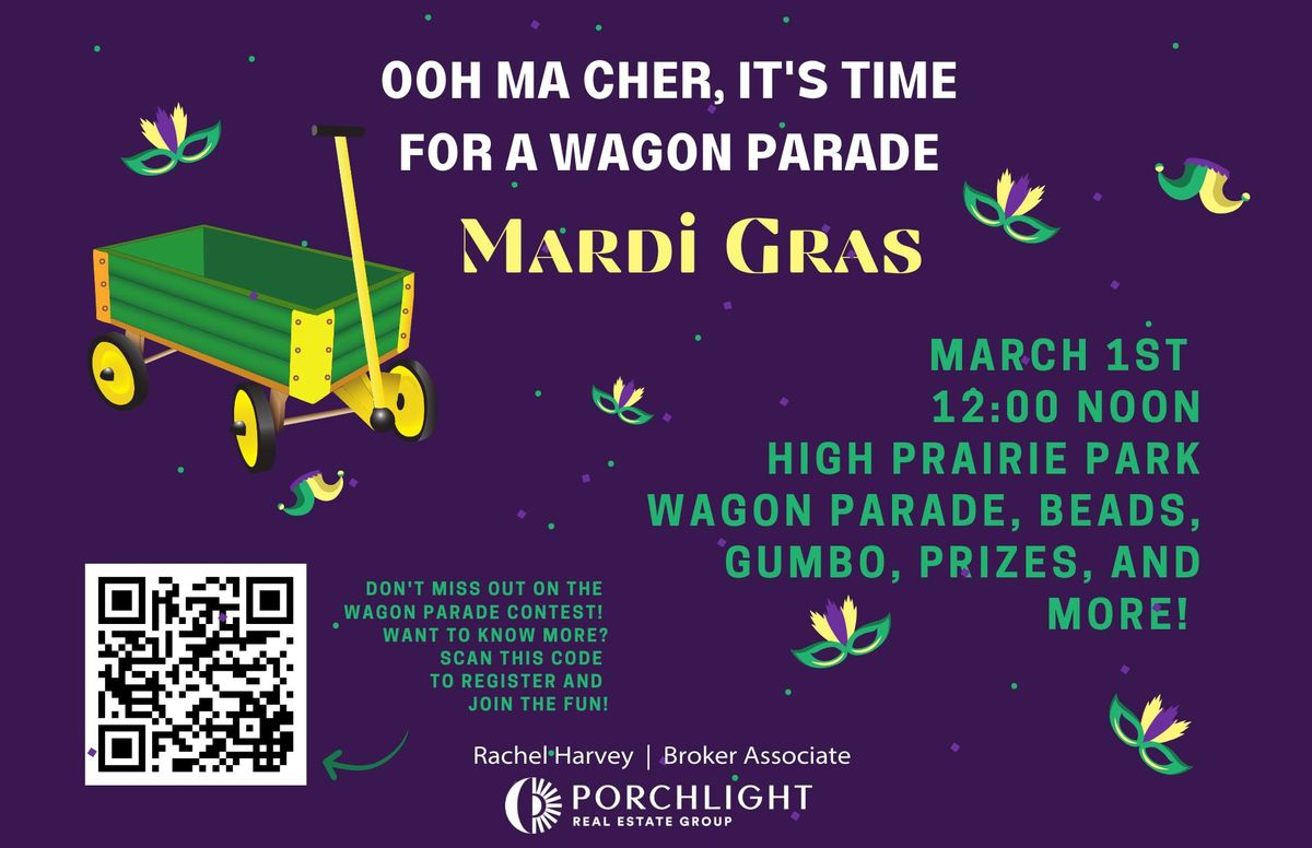 3rd Annual Mardi Gras Wagon Parade