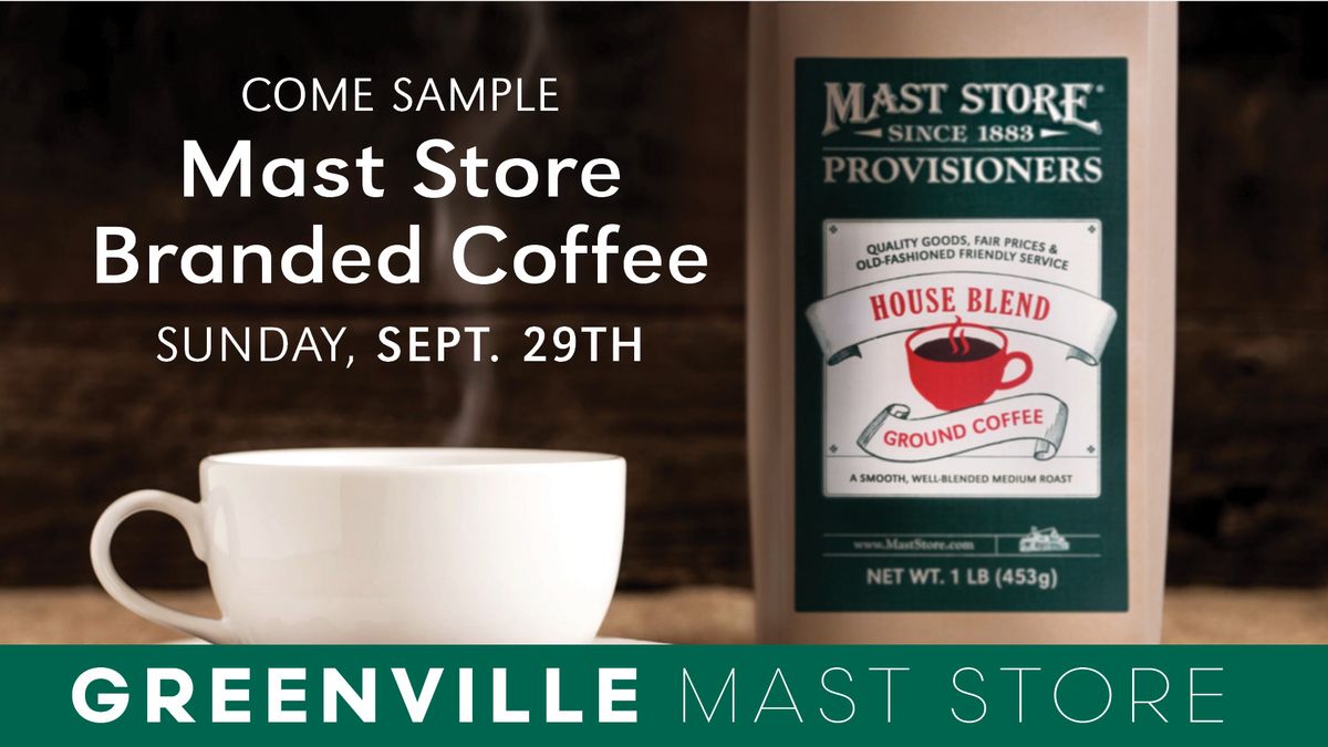 Celebrate National Coffee Day at Mast Store Greenville