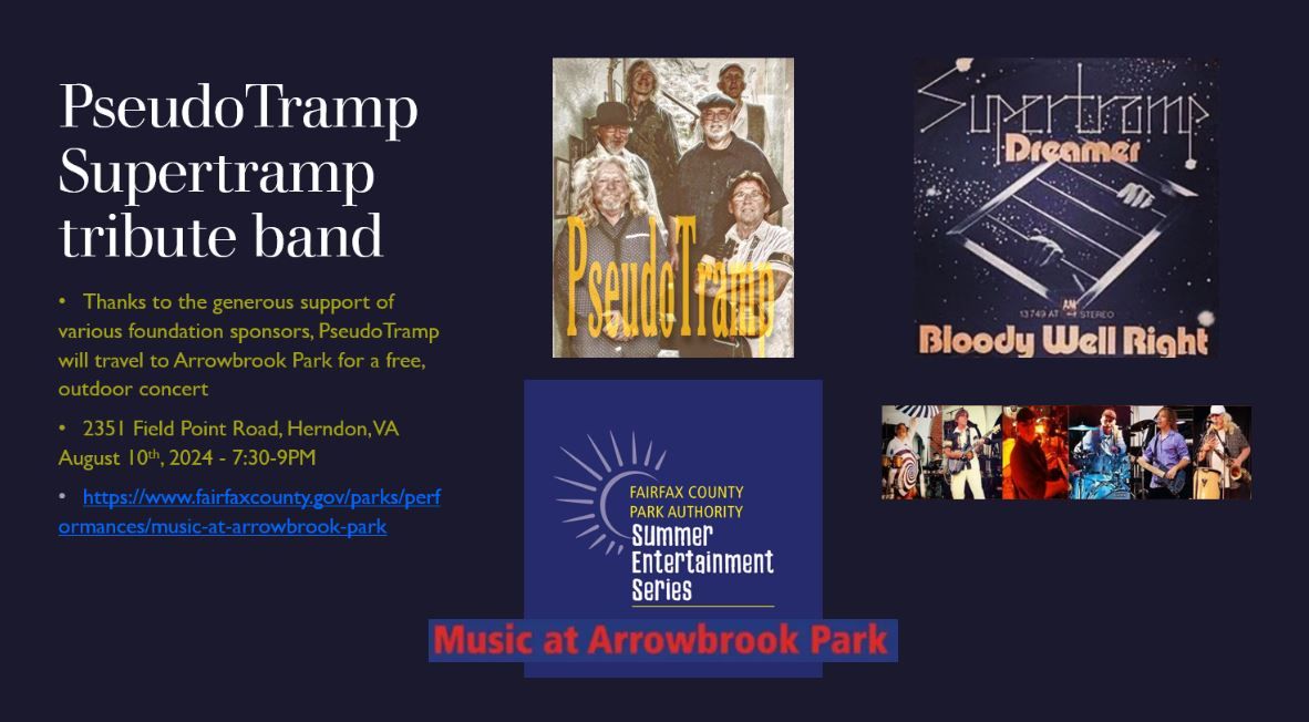 Supertramp tribute concert at Arrowbrook Park