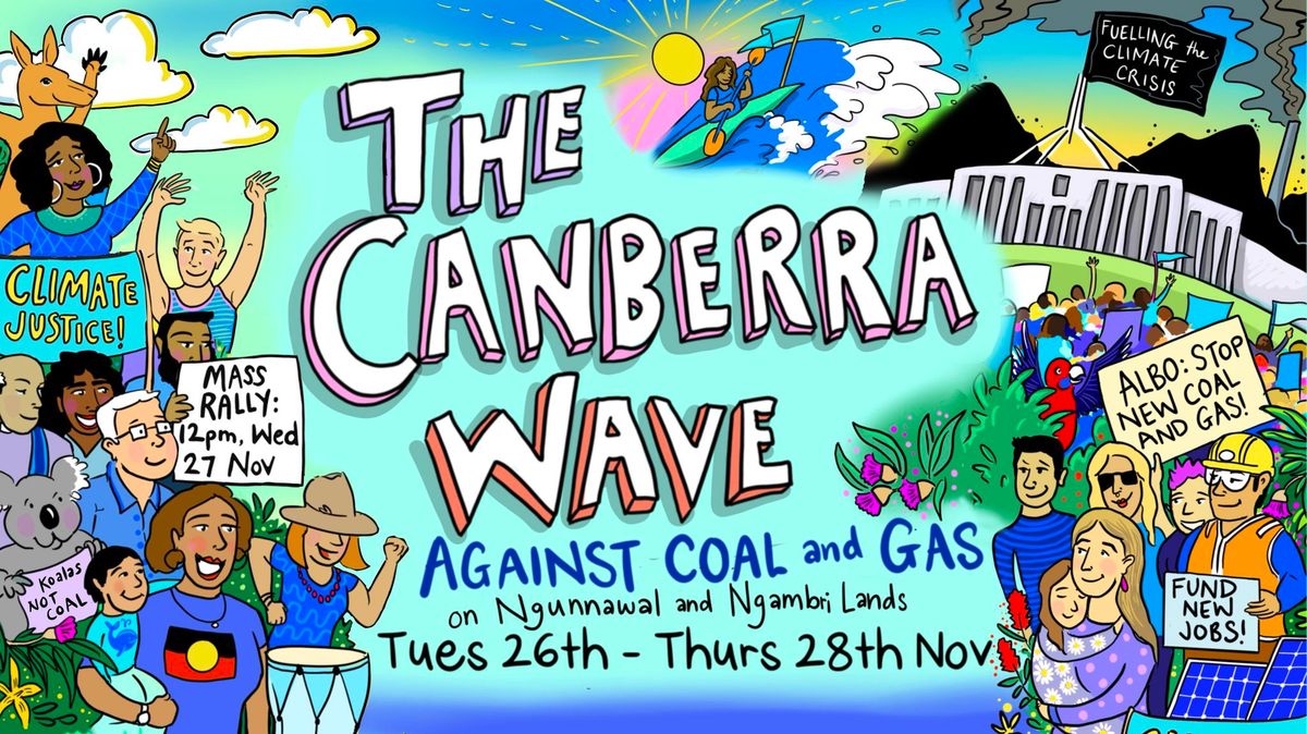 The Canberra Wave against new coal and gas