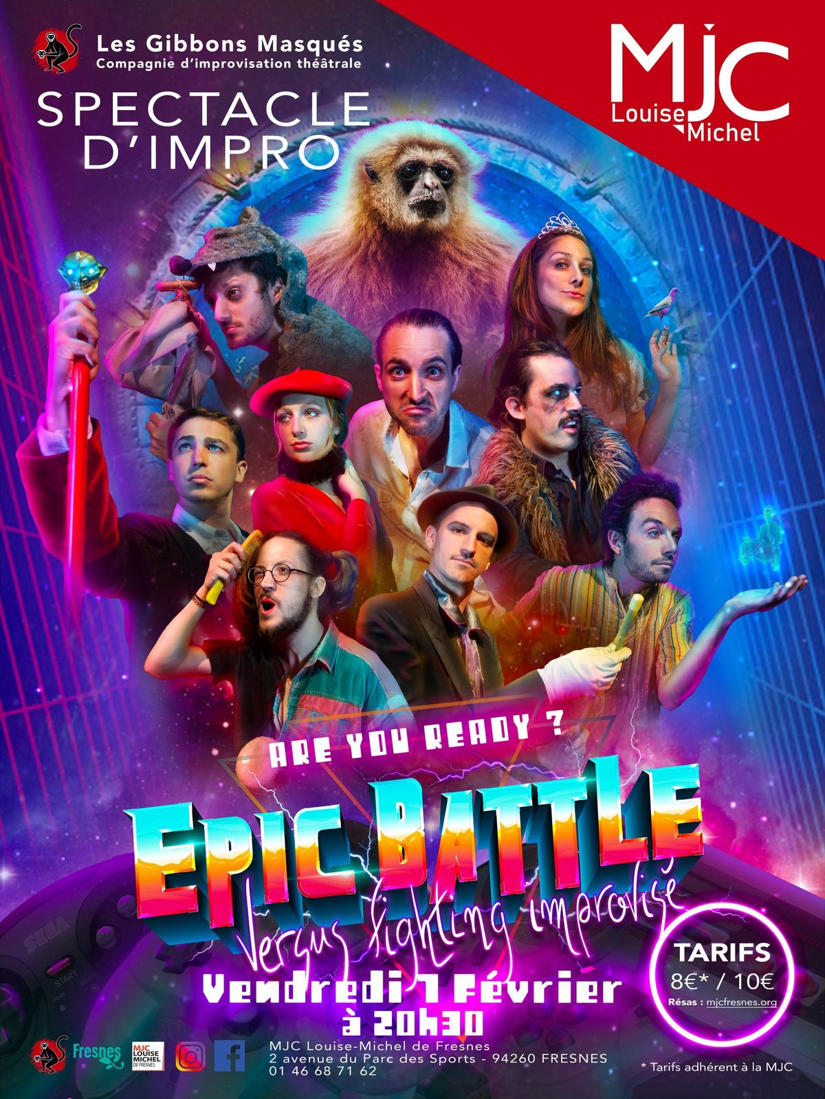 EPIC BATTLE - spectacle d\u2019improvisation