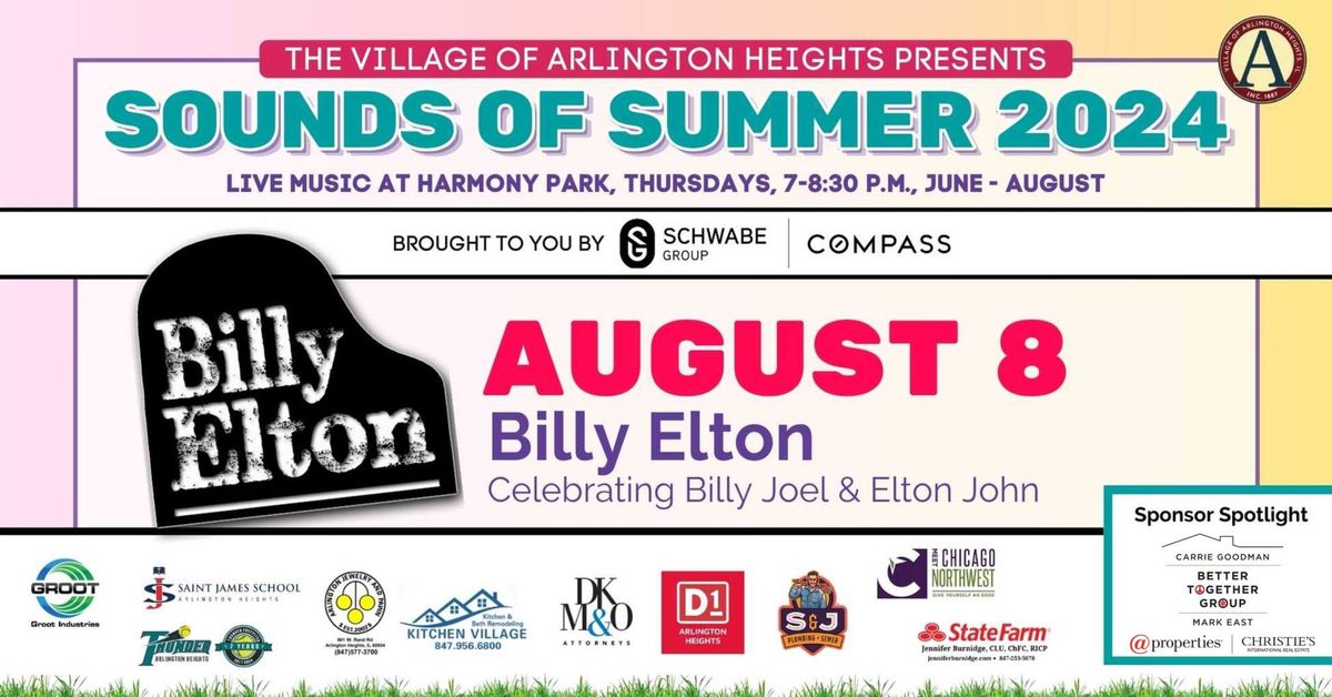 Arlington Heights Sounds of Summer: Billy Elton 