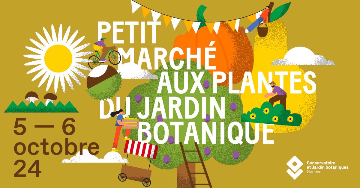 Petit march\u00e9 aux plantes du jardin botanique