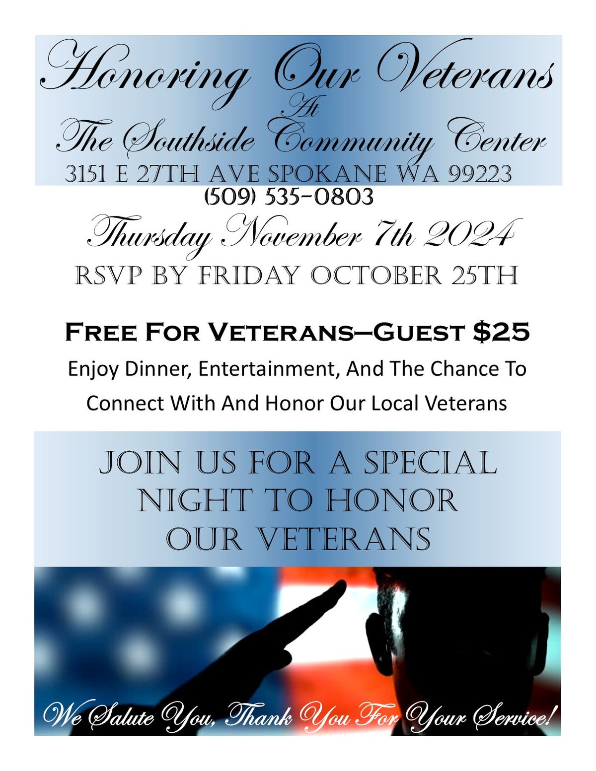 Veterans Dinner