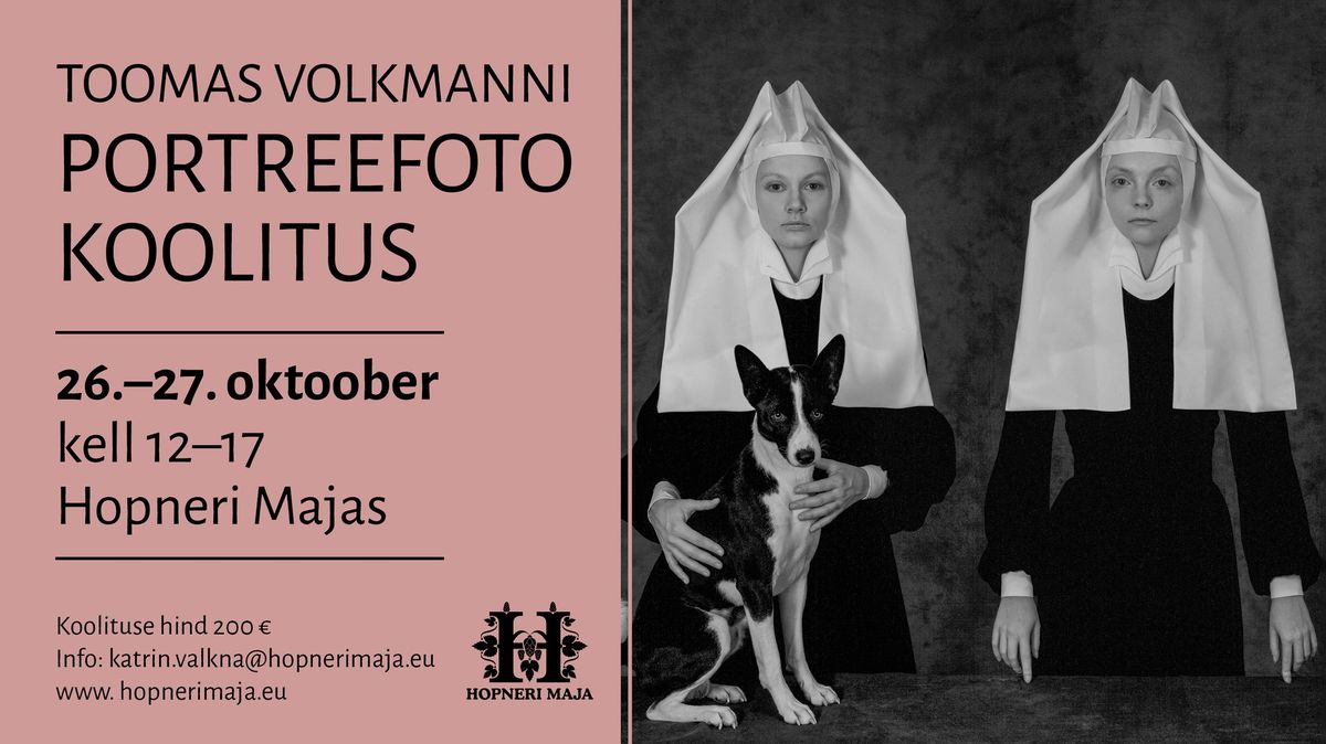 Toomas Volkmanni portreefoto koolitus