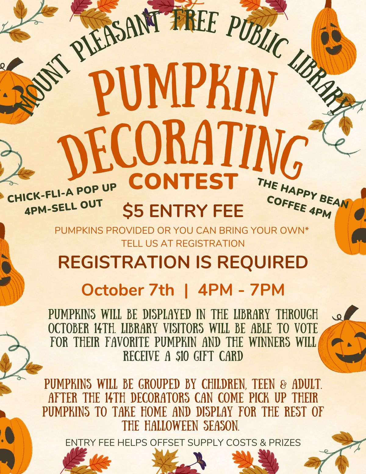 Pumpkin Decorating Contest