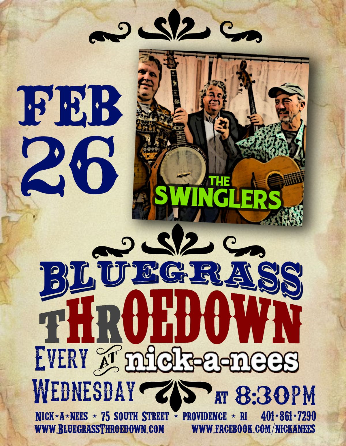 The Swinglers at Nick-a-Nee's