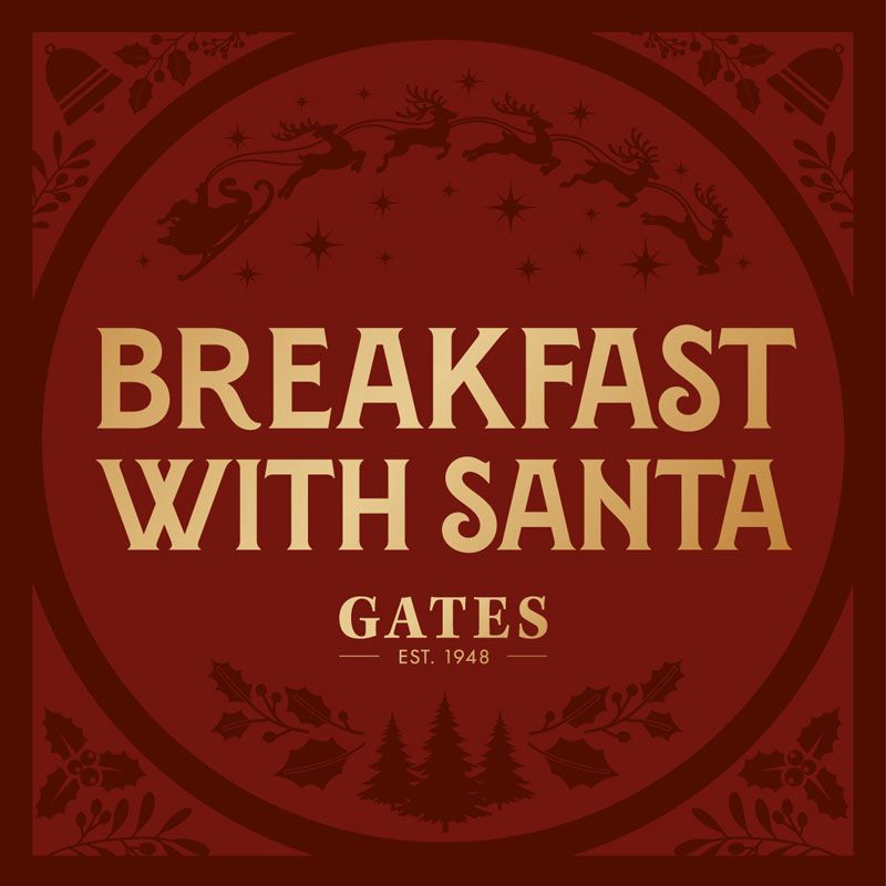 Breakfast with Santa at Gates Garden Centre