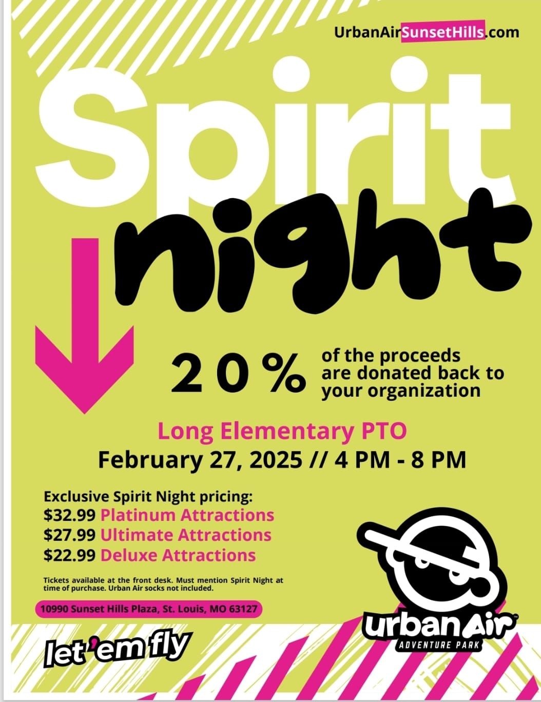 Long Spirit Night at Urban Air