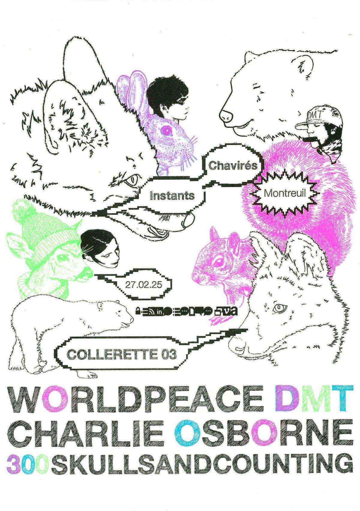 Collerette 03 \u2014 Worldpeace DMT, Charlie Osborne, 300SkullsAndCounting