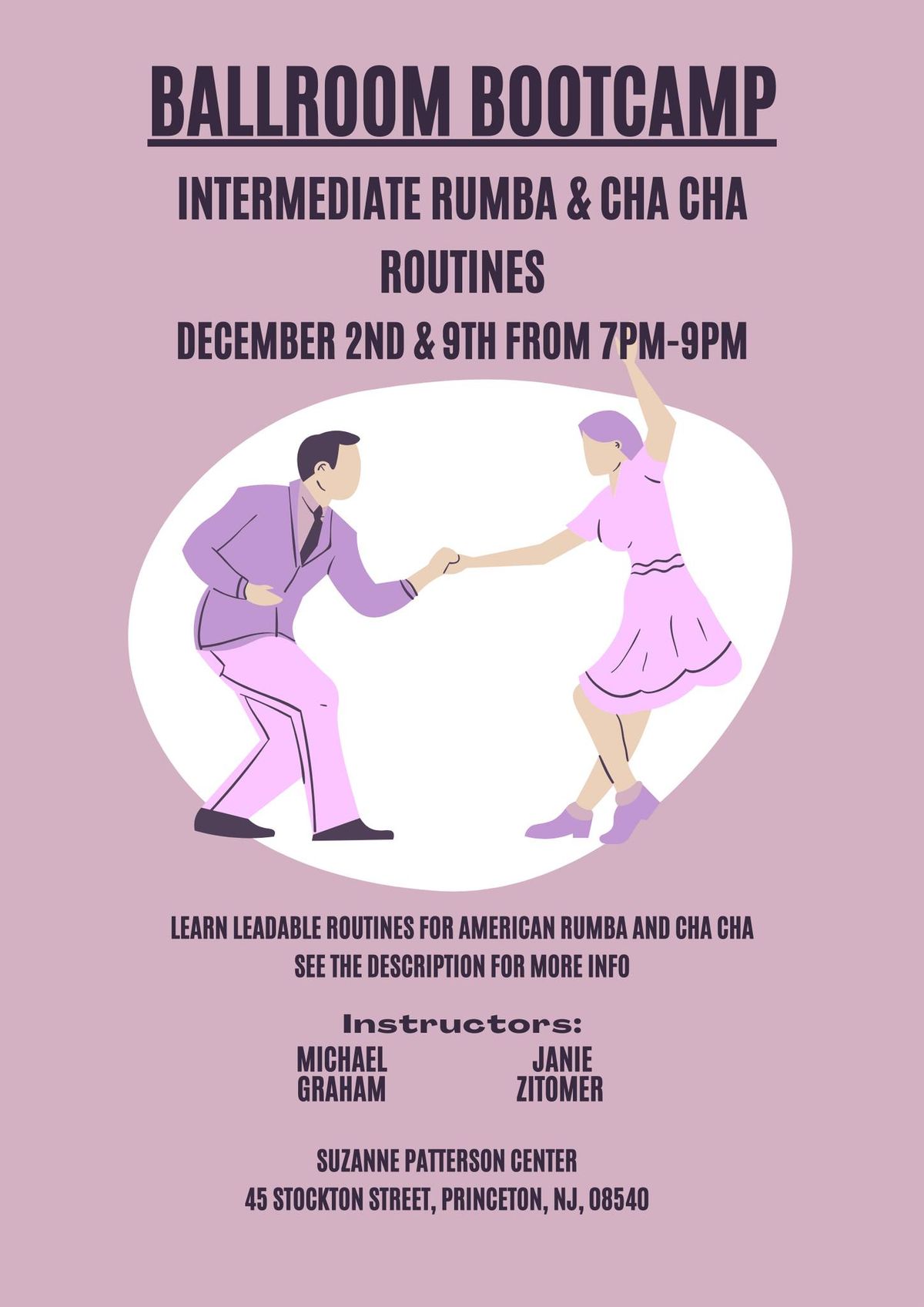 Ballroom Bootcamp: Intermediate Rumba & Cha Cha Routines