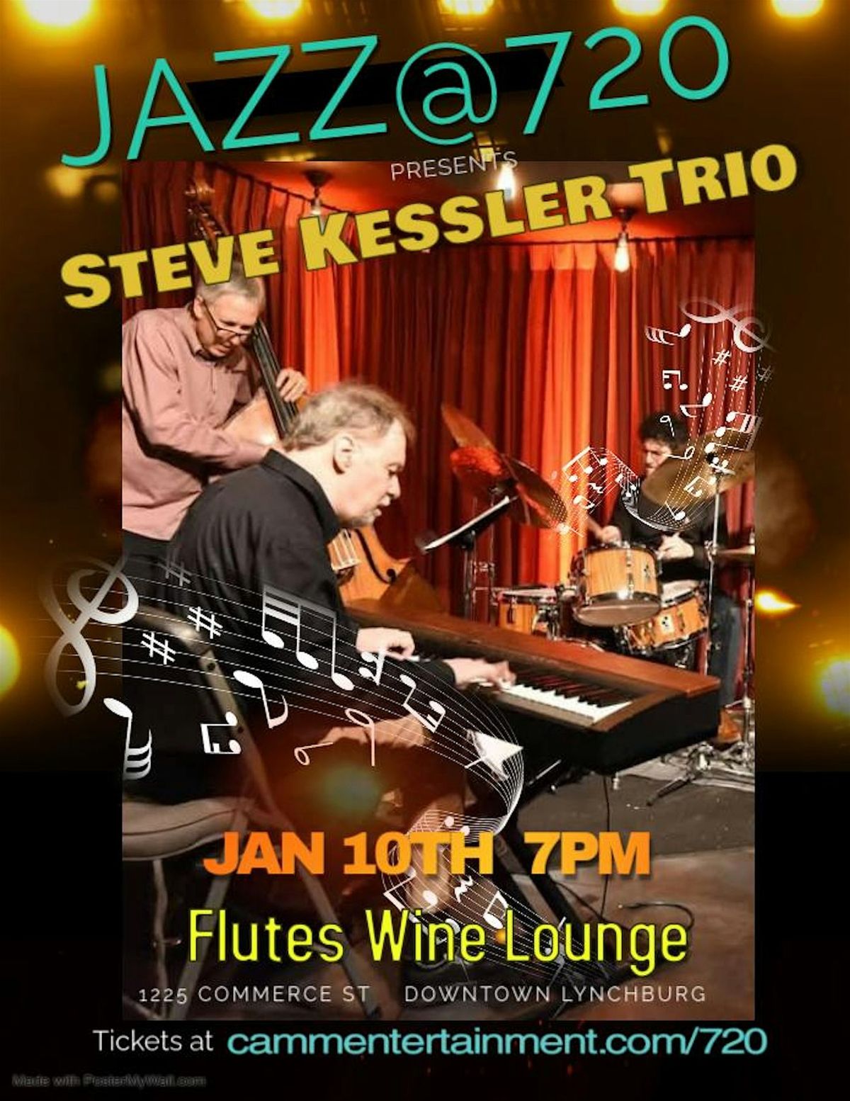 Jazz@720 presents Steve Kessler Trio feat. Brian Mesko and Adam Clark