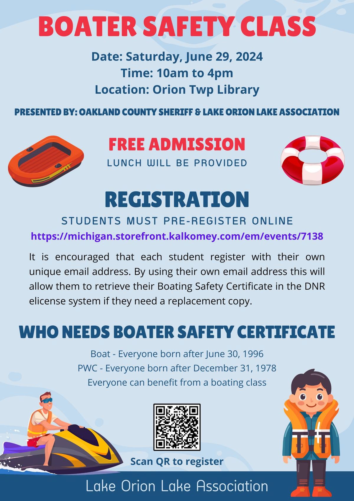 LOLA Boater Safety Class