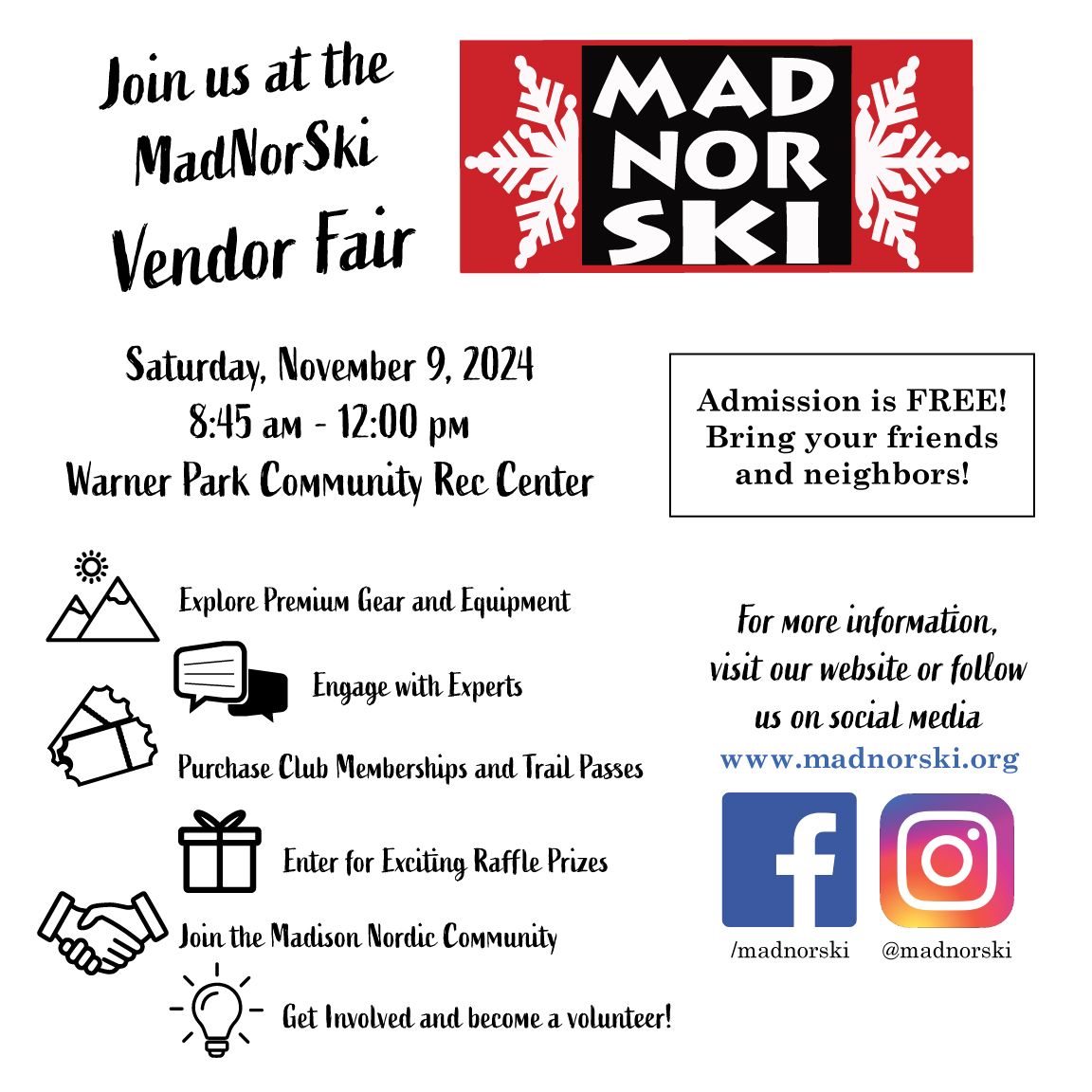 MadNorSki Vendor Fair