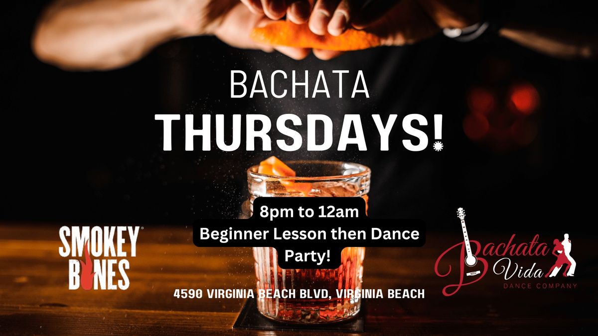 Bachata Thursdays After Dark at Smokey Bones! (3\/6\/25)