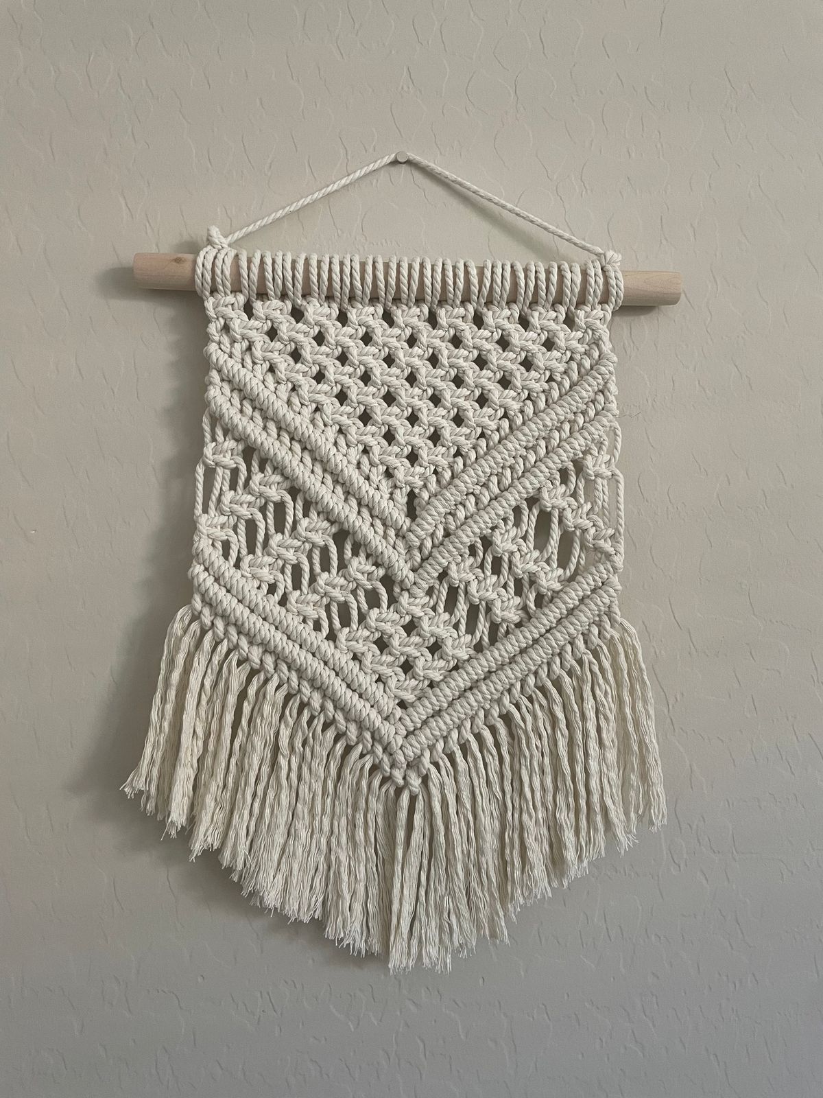 Macrame Class Reversible Wall Hanging 