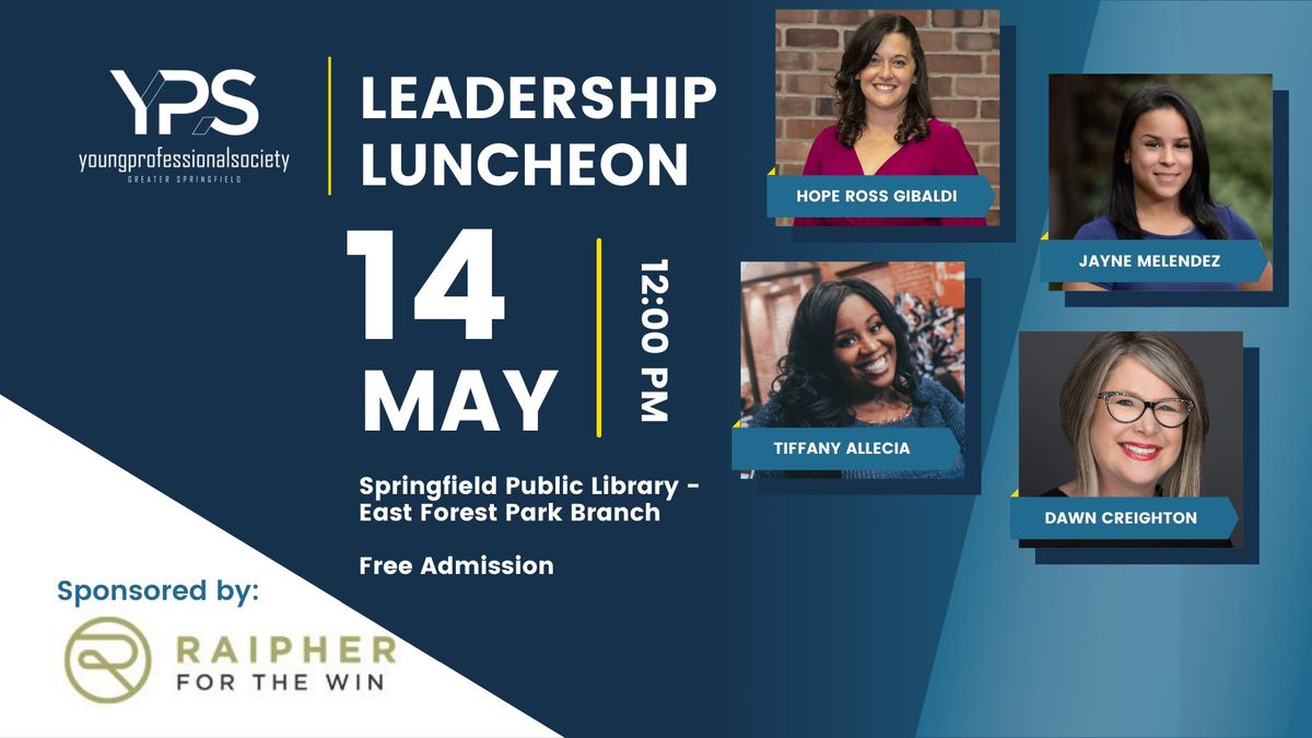 Leadership Luncheon - Entrepreneurship in the Pioneer Valley