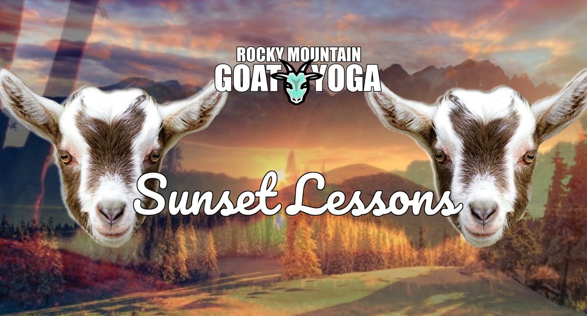 Sunset Baby Goat Yoga - August 8th (RMGY Studio)
