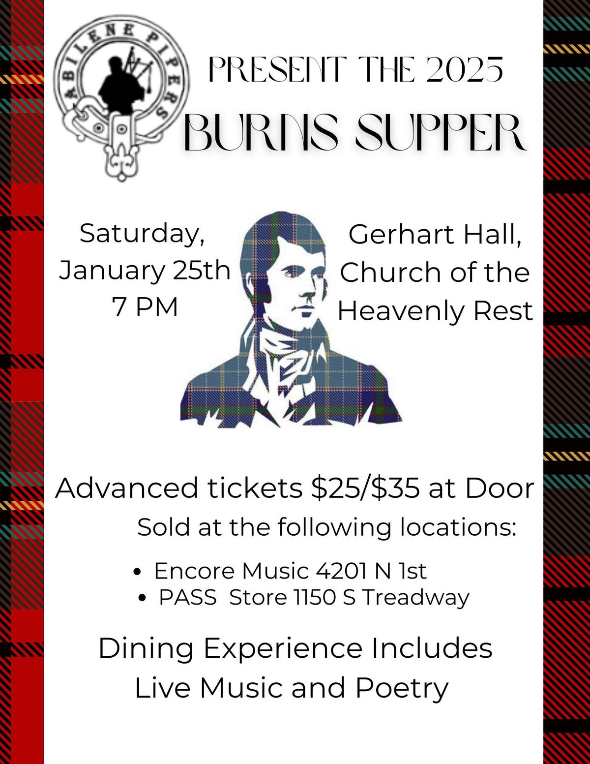  Abilene Pipers Burns Supper