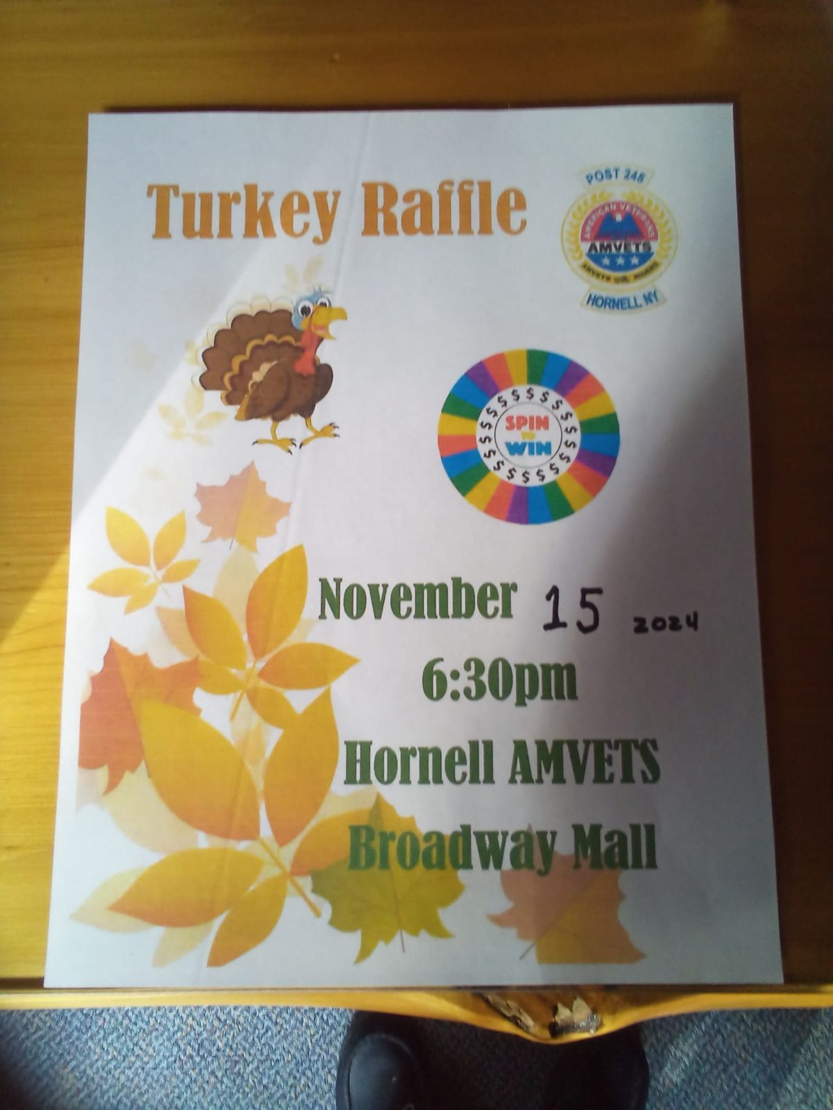 TURKEY RAFFLE