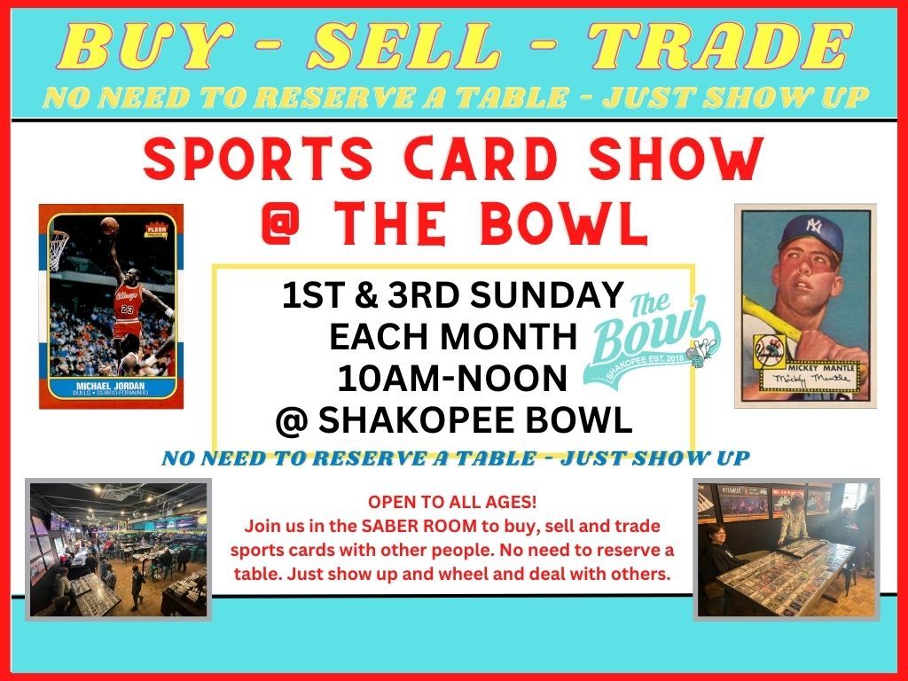 Sports Card Show at The Bowl