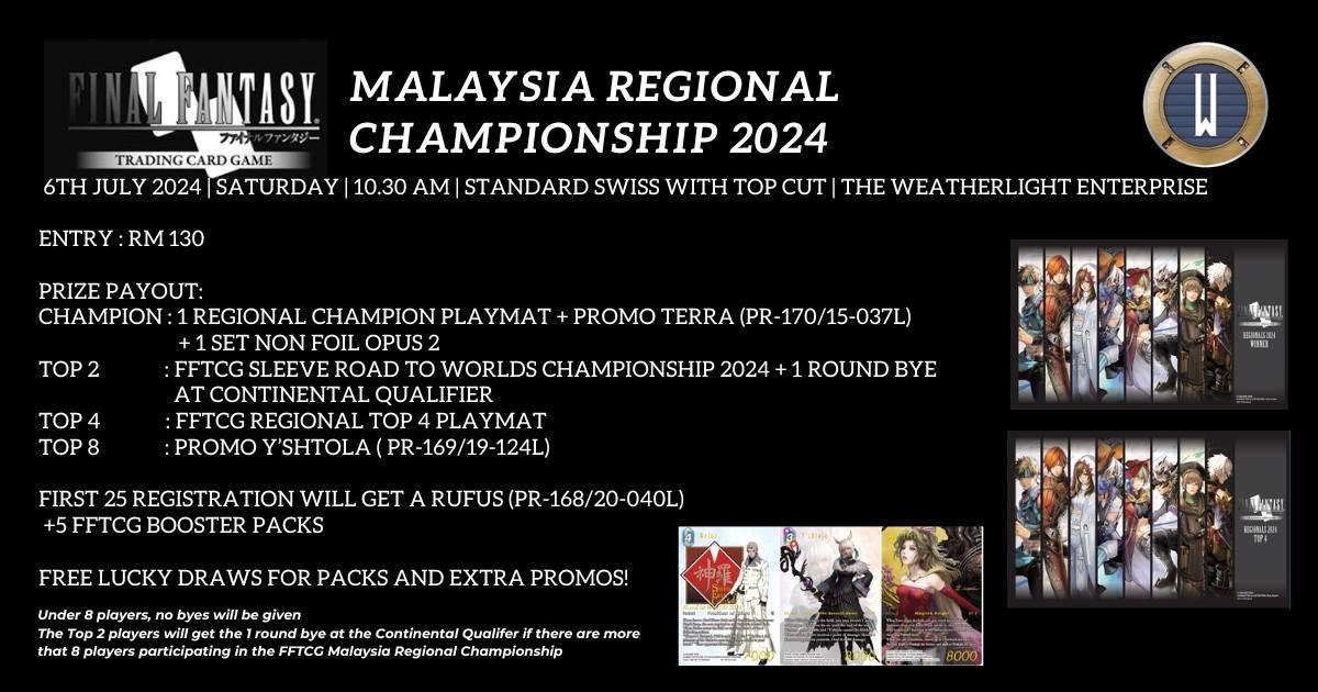 FFTCG Malaysia Regional Championship 2024