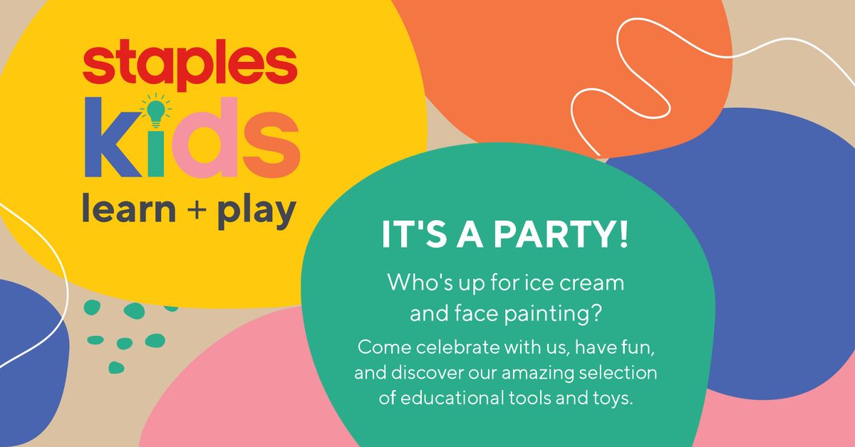 Staples Kids: Learn & Play Summer Event