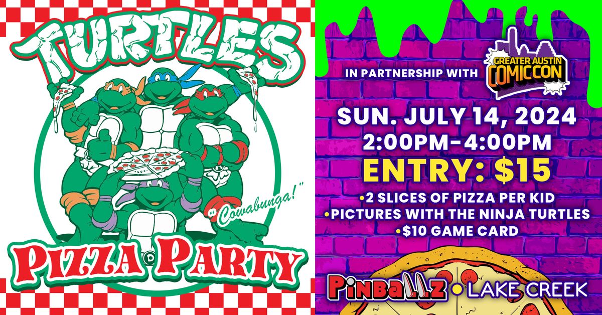 Turtles Pizza Party