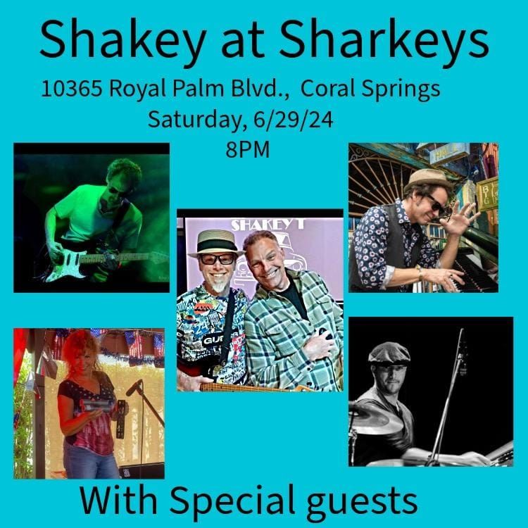 Shakey T returns to Sharkeys