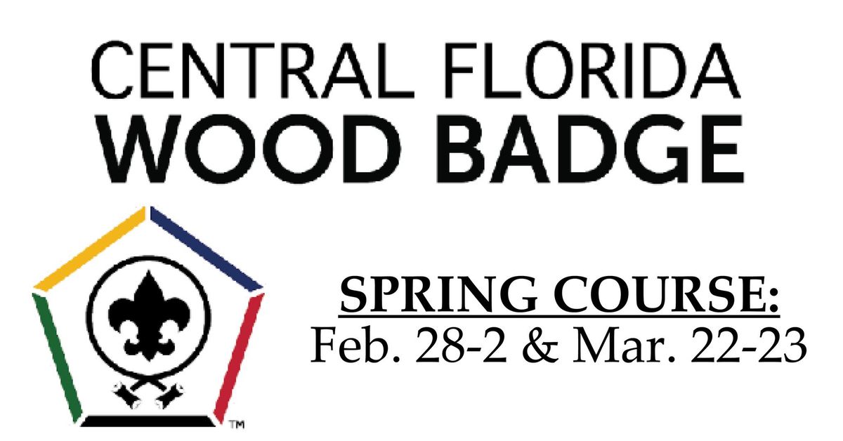 Wood Badge Spring Course (Weekend #1)