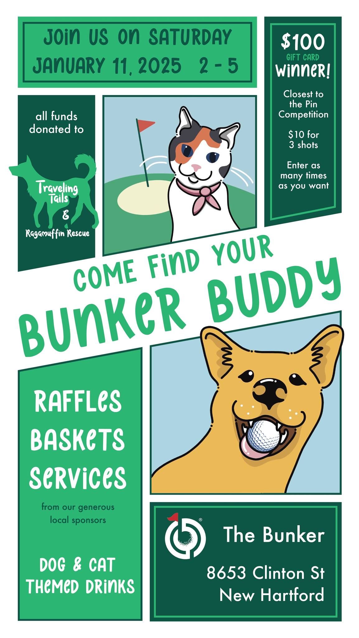 Animal Fundraiser- Find Your Bunker Buddy!