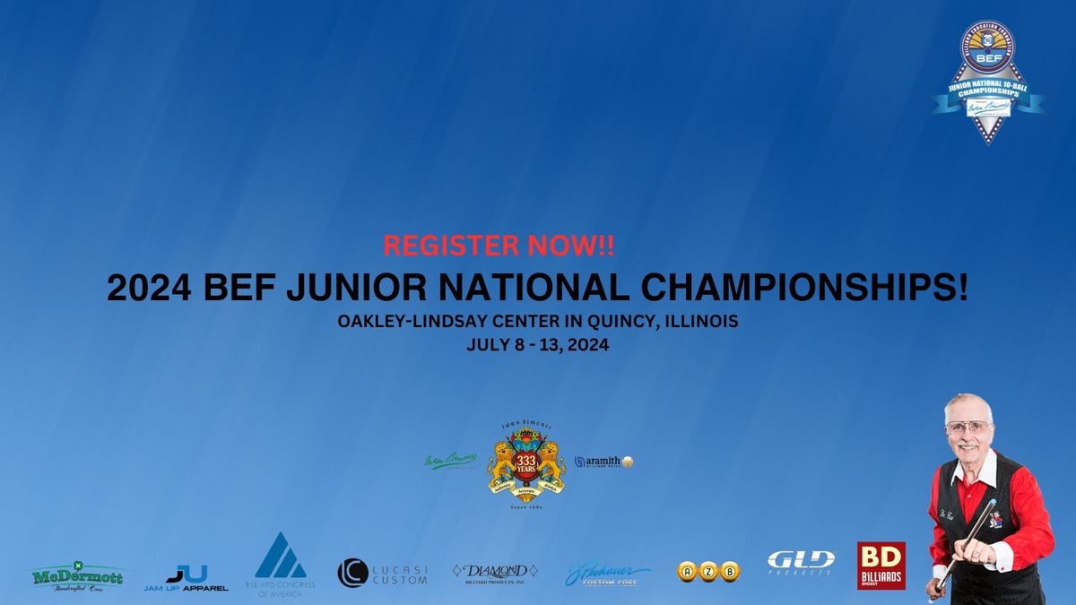 2024 BEF JUNIOR NATIONAL CHAMPIONSHIPS