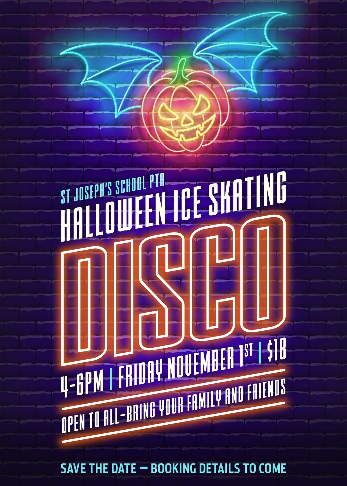 Halloween Ice Skating Disco