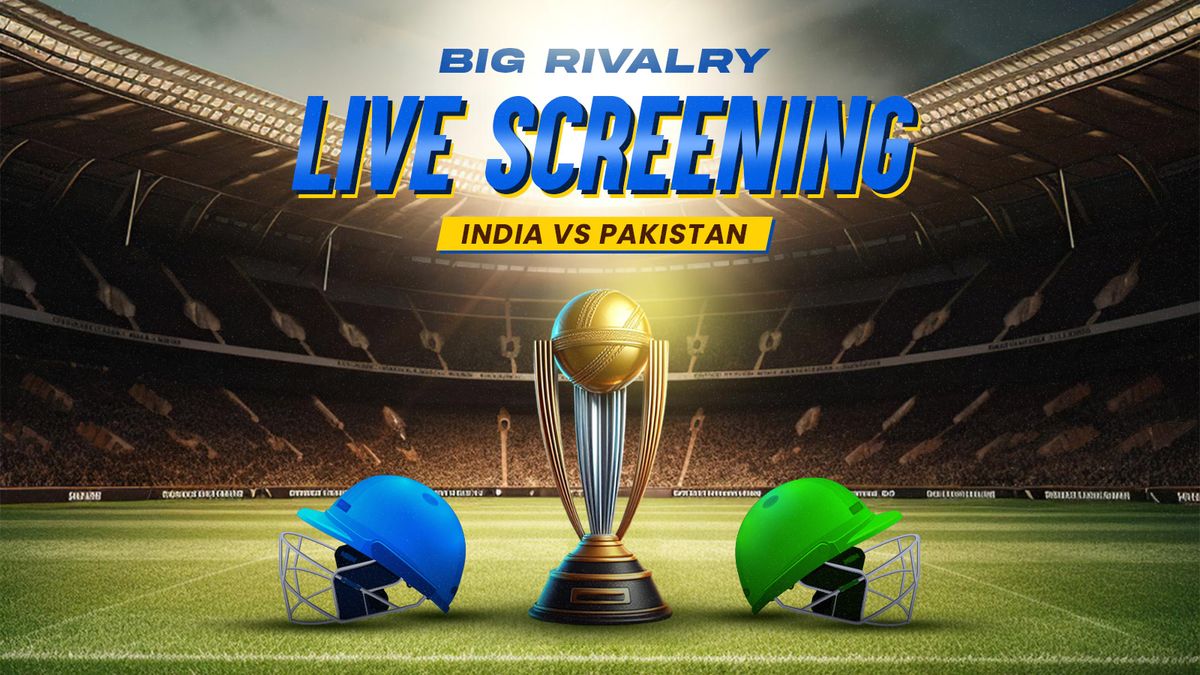 Screening of Biggest Live India Vs Pakistan Match