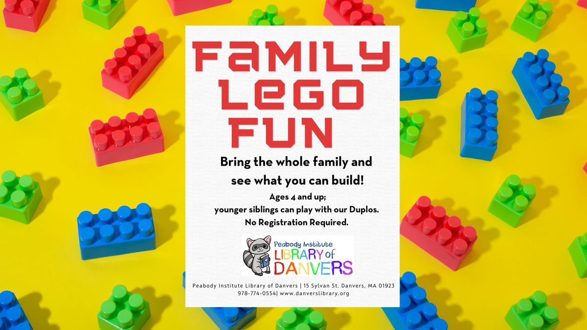 Family LEGO Fun: Intergenerational LEGO build!