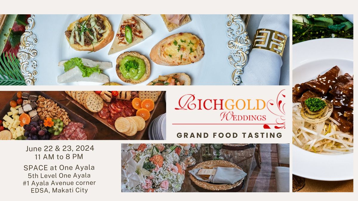 Richgold Weddings Grand Food Tasting at the 19th Philippine Wedding Summit