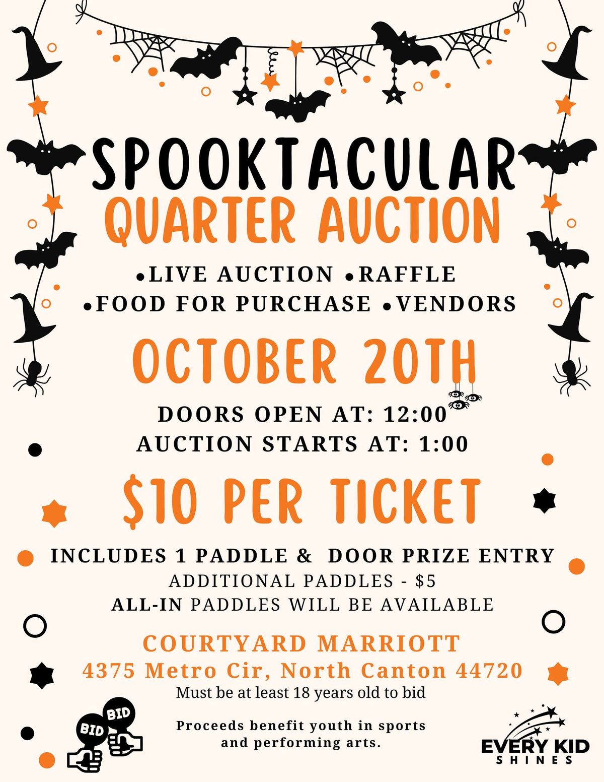 Spooktacular Quarter Auction