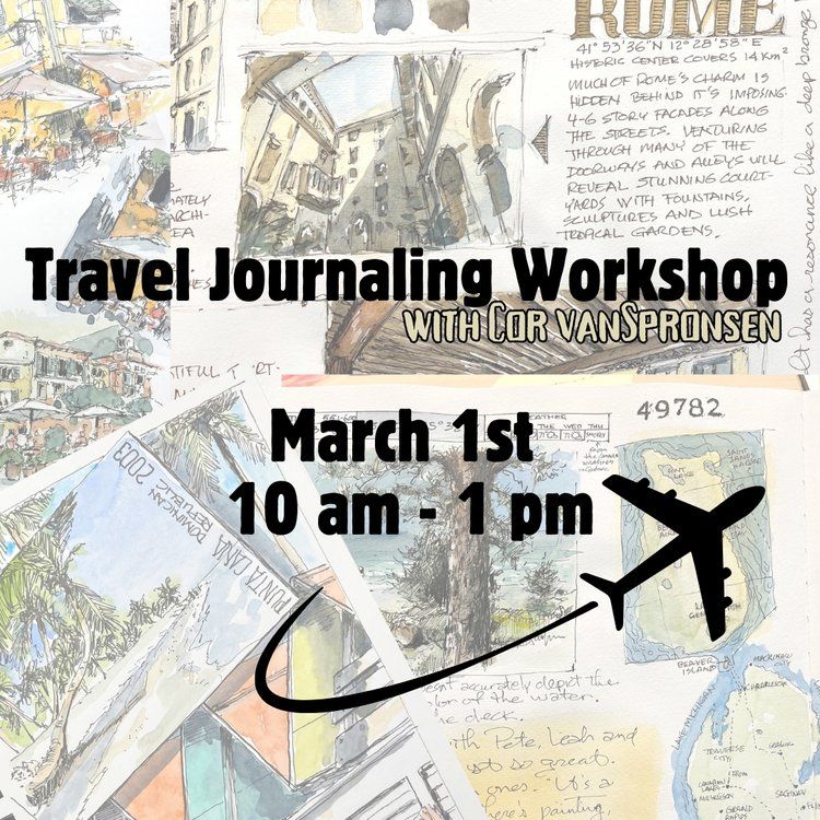 Travel Journaling Workshop with Cor vanSpronsen