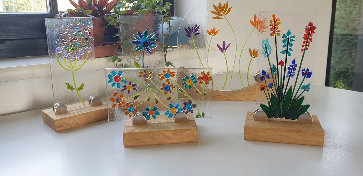 Glass Fusing- Fabulous Flowers Workshop 