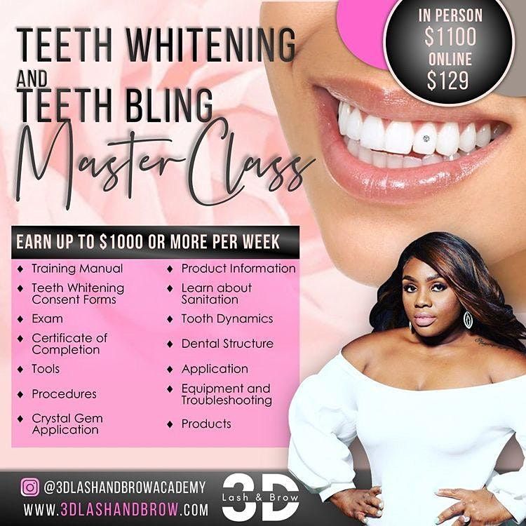 Teeth Whitening and Teeth Bling Dallas Certification Class.