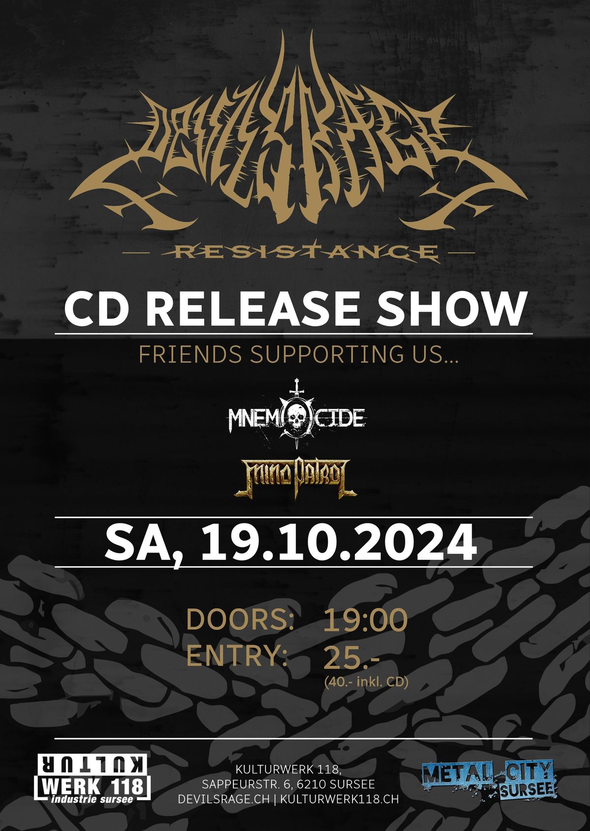 Devils Rage - CD RELEASE SHOW