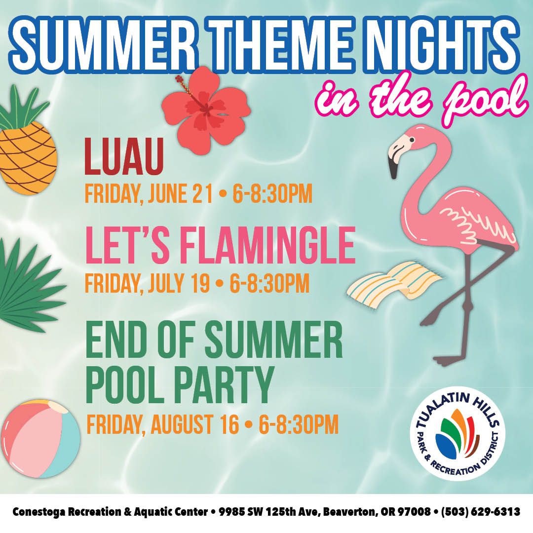 Summer Theme Nights in the Pool: End of Summer