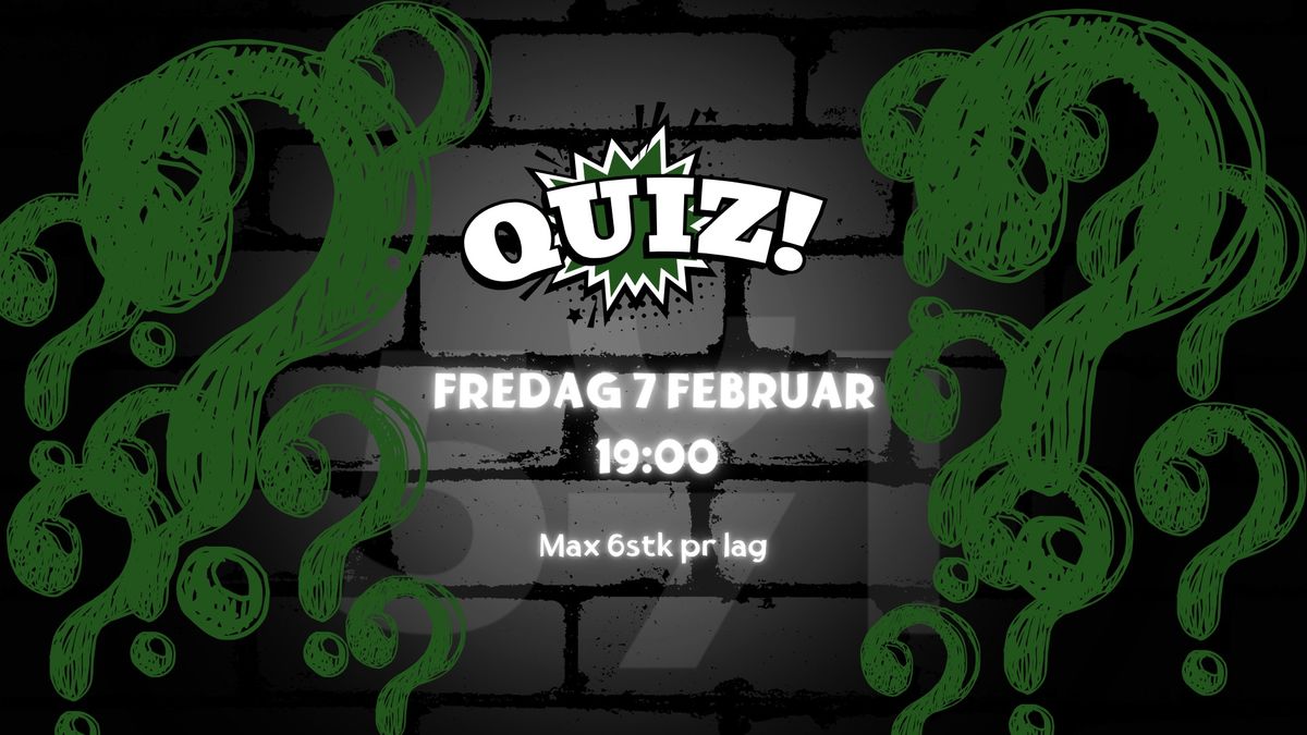 Quizkveld med Ole Fredrik Kvamme!