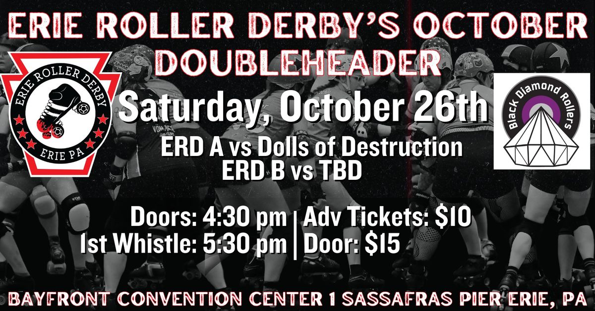    Erie Roller Derby's October Doubleheader