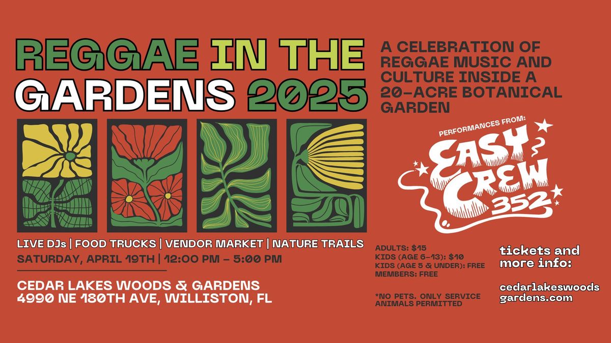 Reggae In The Gardens 2025