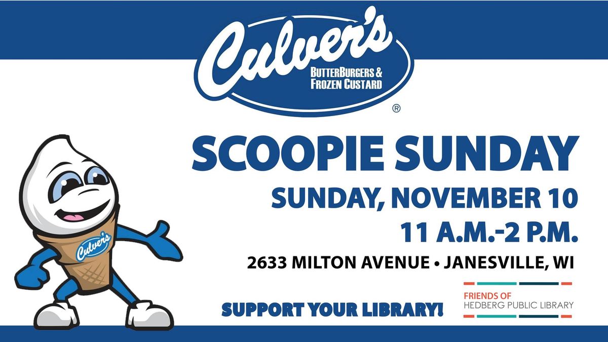 Friends of HPL Scoopie Sunday 