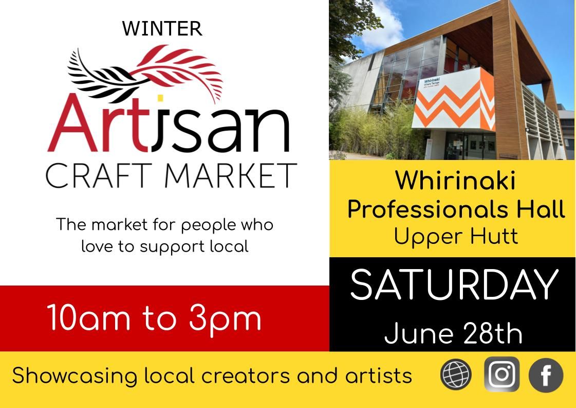 Upper Hutt Artisan Craft Market (28\/6\/25)