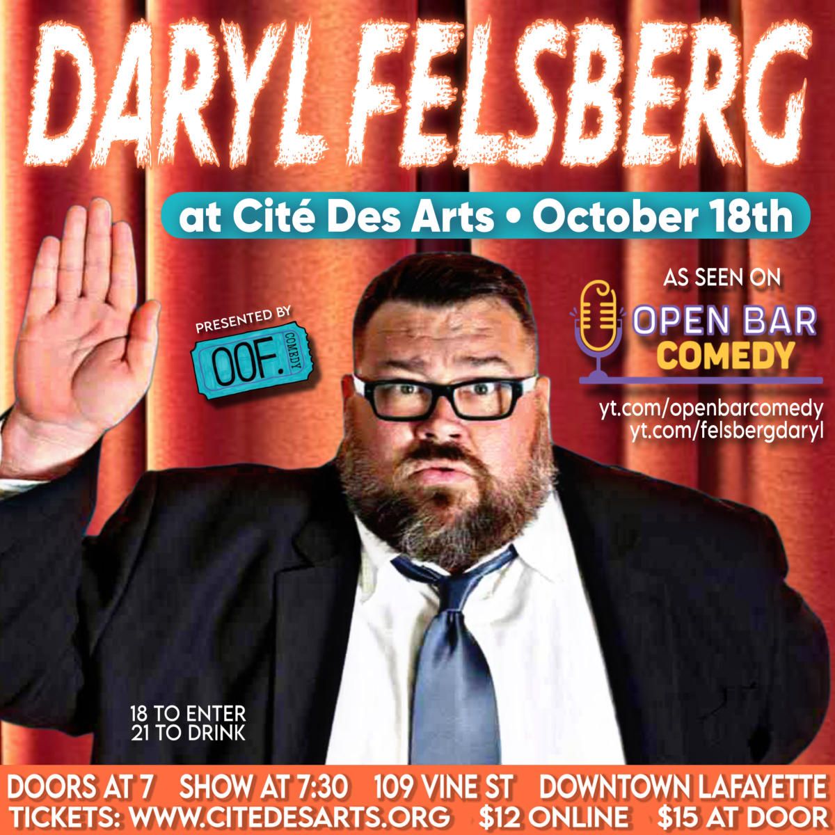 Daryl Felsberg at Hyenas Comedy Night Club - Fort Worth
