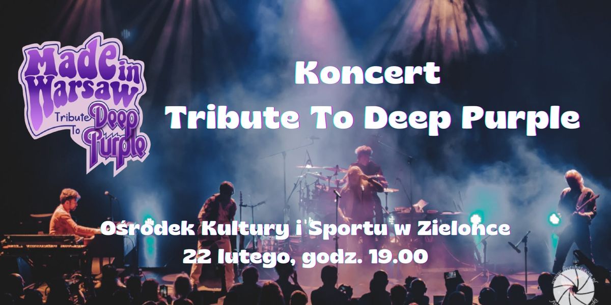 Tribute To Deep Purple - koncert w wykonaniu Made In Warsaw