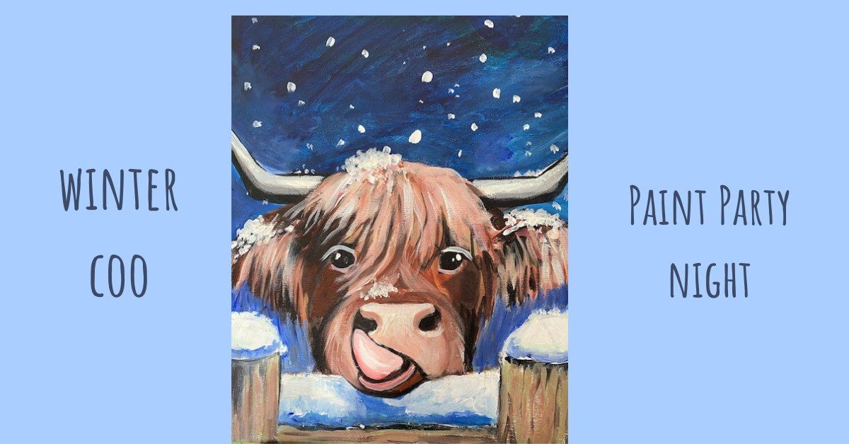 Winter Coo - Paint & Sip Night WERRINGTON, P'boro